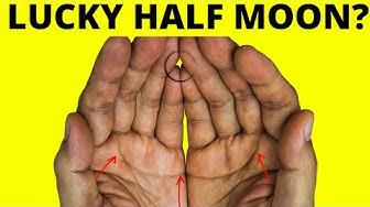 'Video thumbnail for Lucky Half Moon On Palms And Its True Effects In Palmistry'