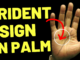 Trident sign in palmistry