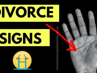 divorce signs in palmistry