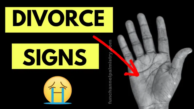 divorce signs in palmistry