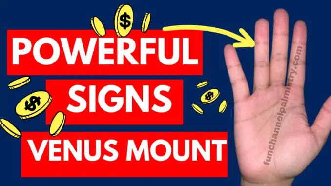 Venus mount in palmistry