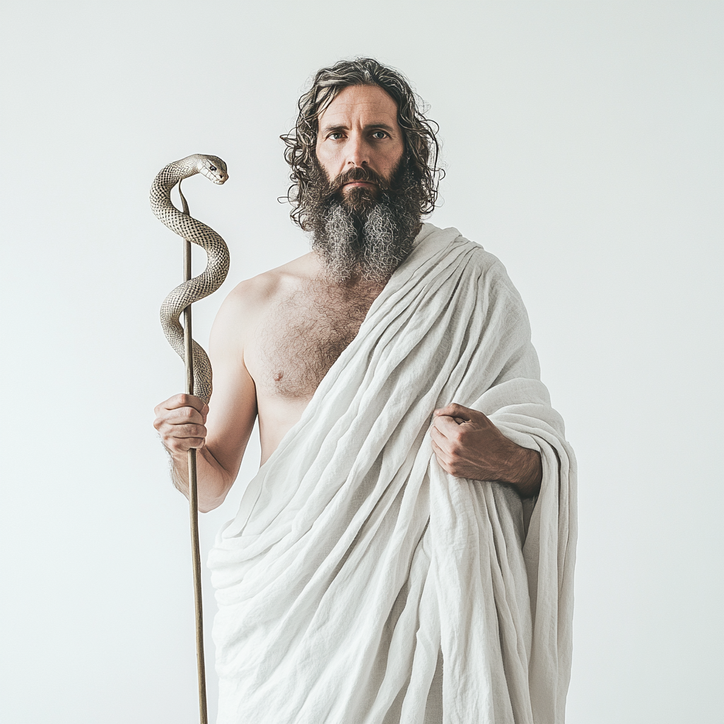 God of medicine Asclepius