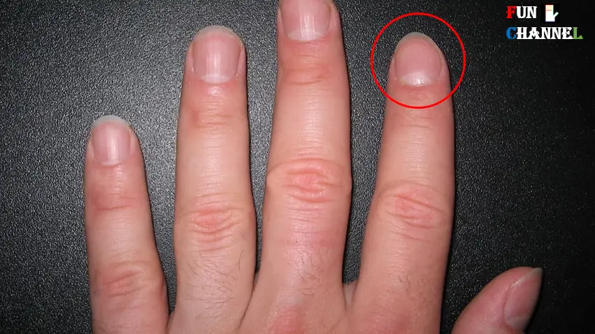half moon on index finger