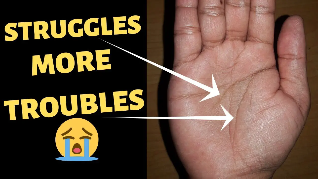 struggle and obstacle signs in palmistry
