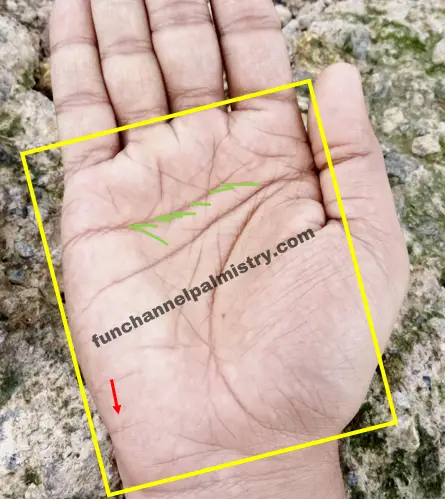 Island on travel line palmistry