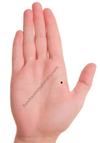 mole on lower mars mount in palmistry