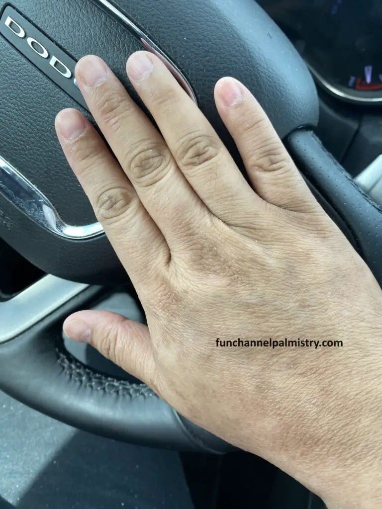 back of the hand in palmistry